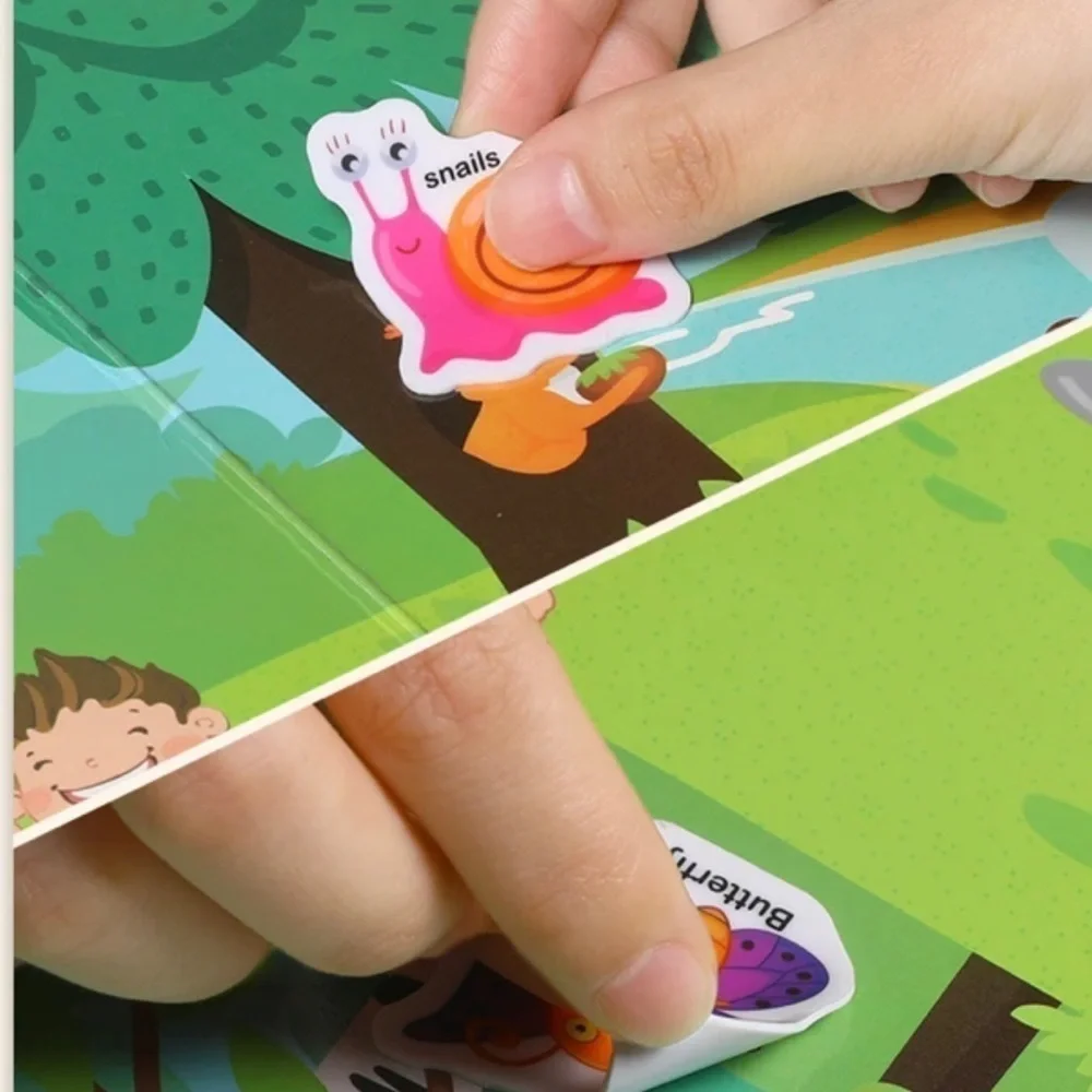New educational toy “vehicles” sticker book 3+